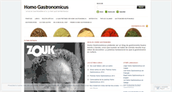 Desktop Screenshot of homogastronomicus.wordpress.com