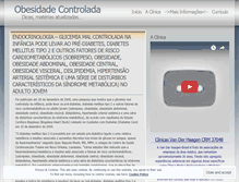 Tablet Screenshot of obesidadecontrolada.wordpress.com