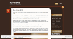 Desktop Screenshot of mjwilliamz.wordpress.com