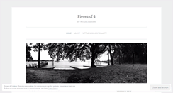 Desktop Screenshot of piecesoffour.wordpress.com