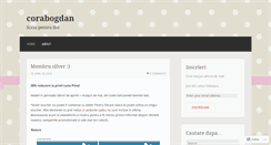 Desktop Screenshot of corabogdan.wordpress.com