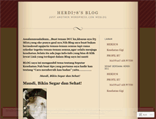 Tablet Screenshot of herdi78.wordpress.com