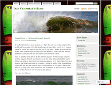 Tablet Screenshot of iamiaincampbell.wordpress.com