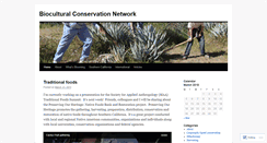 Desktop Screenshot of bioculturalconservation.wordpress.com