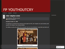 Tablet Screenshot of fpyouthoutcry.wordpress.com