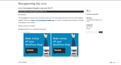 Desktop Screenshot of bioengineeringday2010.wordpress.com