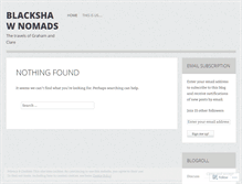 Tablet Screenshot of gblacks.wordpress.com