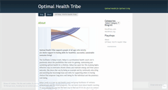 Desktop Screenshot of optimalhealthtribe.wordpress.com