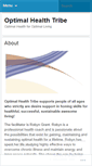 Mobile Screenshot of optimalhealthtribe.wordpress.com