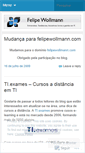Mobile Screenshot of felipewollmann.wordpress.com