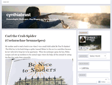Tablet Screenshot of cynthiabrast.wordpress.com