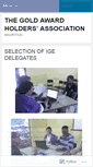 Mobile Screenshot of gahamauritius.wordpress.com