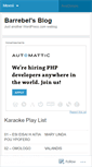 Mobile Screenshot of barrebel.wordpress.com