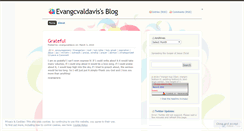 Desktop Screenshot of evangcvaldavis.wordpress.com