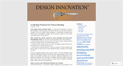 Desktop Screenshot of designinnovationblog.wordpress.com