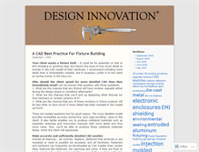 Tablet Screenshot of designinnovationblog.wordpress.com