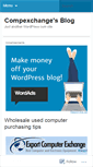 Mobile Screenshot of compexchange.wordpress.com