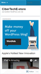 Mobile Screenshot of ciberestore.wordpress.com