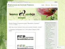 Tablet Screenshot of leonorverdejo.wordpress.com