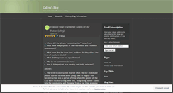 Desktop Screenshot of gaberpower.wordpress.com
