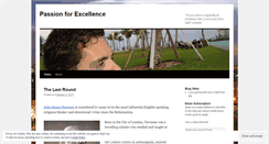 Desktop Screenshot of passionforexcellence.wordpress.com