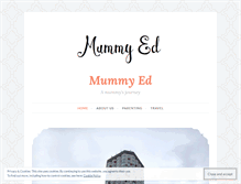 Tablet Screenshot of mummyed.wordpress.com