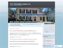 Tablet Screenshot of dandtrealestate.wordpress.com