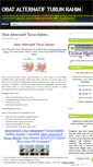 Mobile Screenshot of obatalternatifturunrahim.wordpress.com