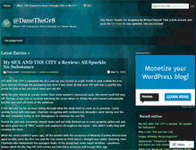Tablet Screenshot of danethegr8.wordpress.com