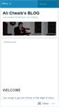 Mobile Screenshot of alicheaib.wordpress.com