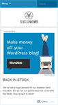 Mobile Screenshot of blackasnovember.wordpress.com