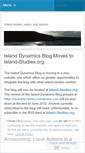 Mobile Screenshot of islanddynamics.wordpress.com