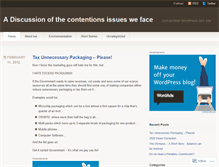 Tablet Screenshot of contentioussays.wordpress.com