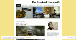 Desktop Screenshot of inspiredhousewife.wordpress.com