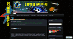 Desktop Screenshot of captainmauricio.wordpress.com