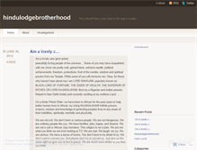 Tablet Screenshot of hindulodgebrotherhood.wordpress.com