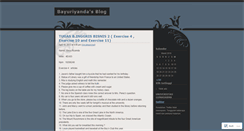 Desktop Screenshot of bayuriyanda.wordpress.com