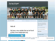 Tablet Screenshot of hepbproject.wordpress.com