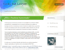 Tablet Screenshot of geekybutlawyer.wordpress.com