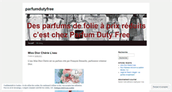 Desktop Screenshot of parfumdutyfree.wordpress.com