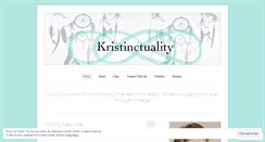 Desktop Screenshot of kristinctuality.wordpress.com