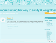 Tablet Screenshot of momsrunningjourney.wordpress.com