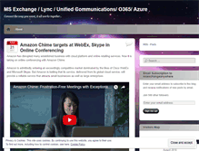 Tablet Screenshot of msexchangeanywhere.wordpress.com