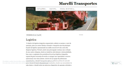 Desktop Screenshot of marellitransportes.wordpress.com