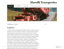 Tablet Screenshot of marellitransportes.wordpress.com
