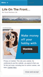 Mobile Screenshot of lifeonthefront.wordpress.com