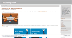 Desktop Screenshot of iclubpenguinbc.wordpress.com