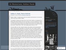 Tablet Screenshot of estherpank.wordpress.com