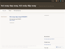 Tablet Screenshot of hoixoaydapxoay.wordpress.com
