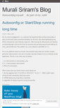 Mobile Screenshot of muralisriram.wordpress.com